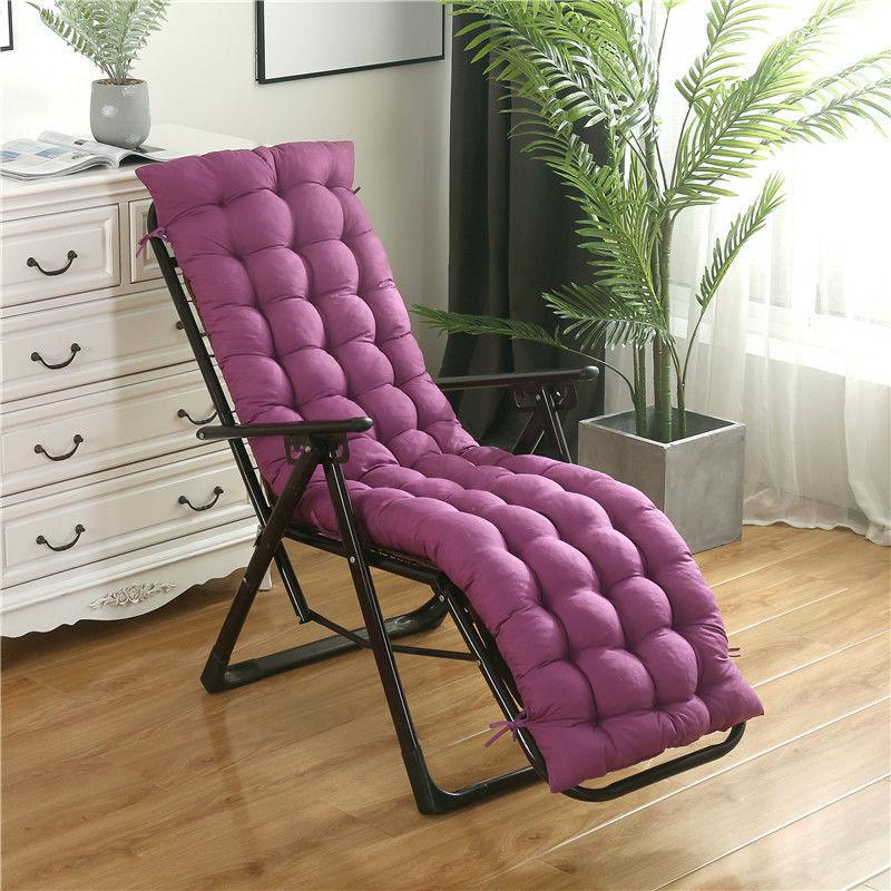 New Long Cushion Recliner Rocking Chair Cushion Thick Seat Cushion Rattan Chair Sofa Cushion Garden Chair Cushion Tatami Mat