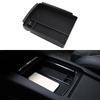 Car Central Armrest Storage Box Organizer Tray Case Accessories for Tesla Model X 2016 -2020 for Tesla Model S 2016 -2020 Black