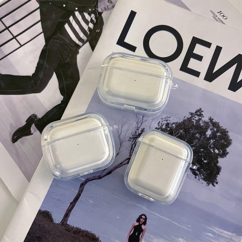 Прозрачный чехол для наушников INS для AirPods 3 Pro, мягкий защитный чехол из ТПУ для AirPods 2, чехол против падения