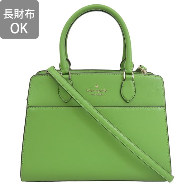 Сумка Сумка через плечо 2way Crossbody Handbag Outlet Brand Green Madison Medium Satchel Saffiano Leather MADISON SAFFIANO LEATHER MEDIU KC436 302 Kate Spade