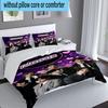 Custom Name 3PCS K-pop Stars Formal Attire Bedding Set, Including 1pc Duvet Cover And 2pcs Pillowcases, Suitable for dorms and bedrooms Gift