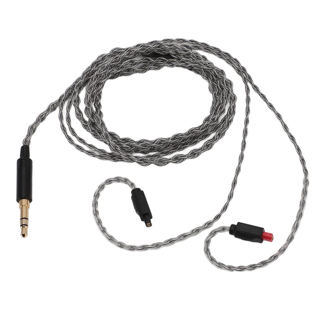 Headphone Cable 4 Strands Silver Plated Copper Anti Stangling 3.5MM Headphone Cord for ATH IM04 IM03 IM02 IM01 IM50 IM70