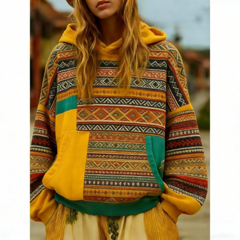 Европейский и американский ретро уличный стиль Принт Женские худи Женская повседневная уличная одежда Свитшот Женская одежда Топ