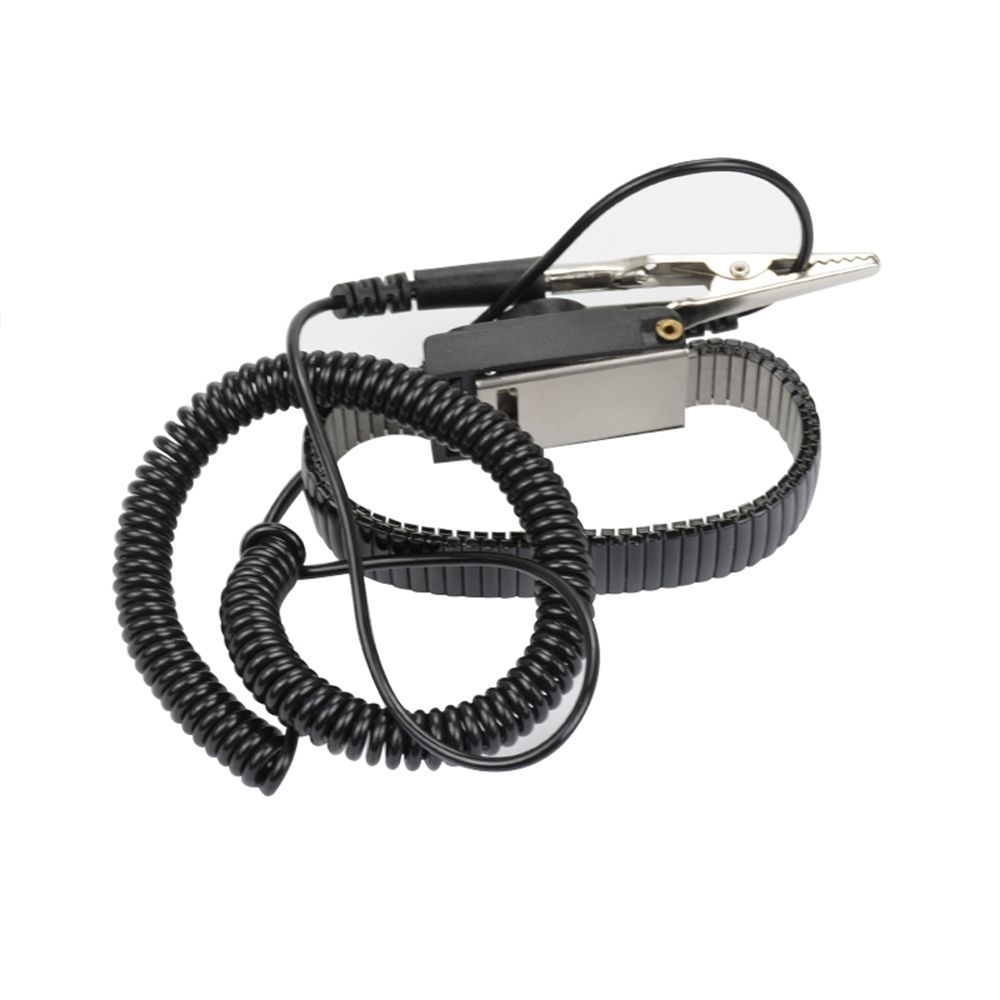 Black Ground Discharge Wrist Electricity Bracelet ESD Anti Static Wrist Strap Band