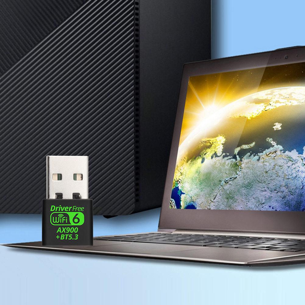 USB WiFi 6 Bluetooth-совместимый 5.3 Адаптер Мини USB WiFi Донгл Без Драйверов USB WiFi Адаптер Беспроводная Сеть Внешний Приемник