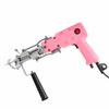 Розовый набор для тафтинга ковров с регулировкой ручки на 360 градусов, простой в эксплуатации пистолет для тафтинга ковров с резаным ворсом
