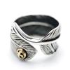 Кольцо Ho Feather Gold Eagle One Point Summer 925 Silver Thick One Size Подходит для большинства колец [Silver One] Мужское