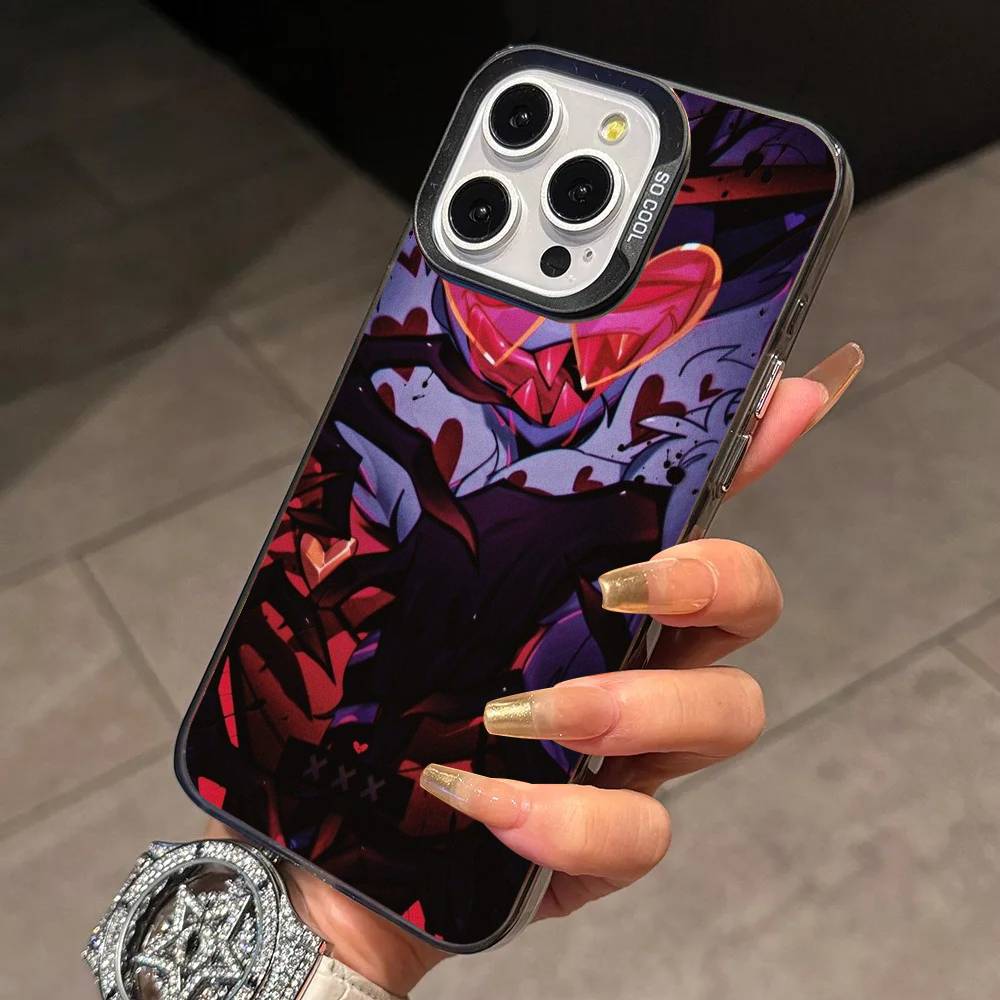 Сэр П-Пентиус Отель Хазбин Чехол для телефона для iPhone 17,16,15,14,13,12,11 Plus,Pro Max,XS,Красочный Серебристый Черный Чехол