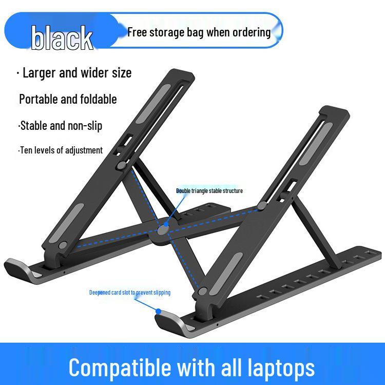 Регулируемая многофункциональная подставка для ноутбука: Портативный, Складной и Рассеивающий тепло для Офисного использования