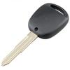 Car Key Fob Case Shell with TOY41 Uncut Blade and Rubber Button Pad Fit for Toyota Yaris