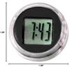 Водонепроницаемые мини-часы для мотоцикла и велосипеда с липким цифровым дисплеем, офисные часы для декора, черные