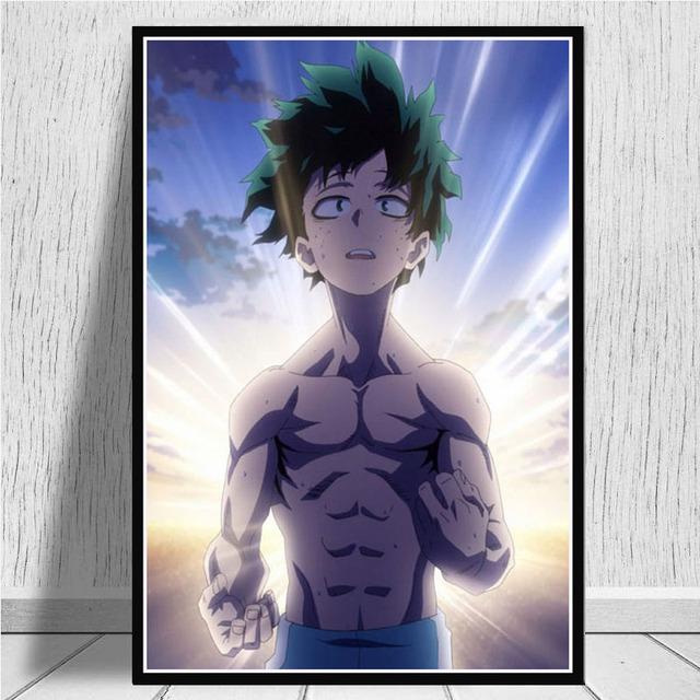 Japanese Anime My Hero Academia Poster Pictures Wall Canvas Art Print Cartoon Painting for Living Room Home Decor Cuadros