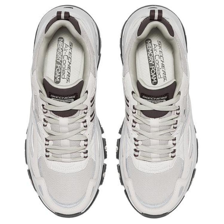Skechers DLites Hiker Удобные Мягкие Низкие Папины Кроссовки Мужские Кроссовки Серые 237423-GYMT