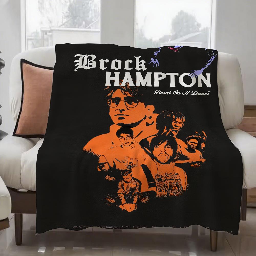 B-Brockhampton Band The Family Blanket Design Lightweight For Dorms, Naps, Living Room, Office,Sofa,All-Season