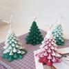 Christmas Tree Candle Silicone Mold DIY Scented Candle Soap Craft Gift Making Plaster Resin Molds Christmas Party Decor Supplies