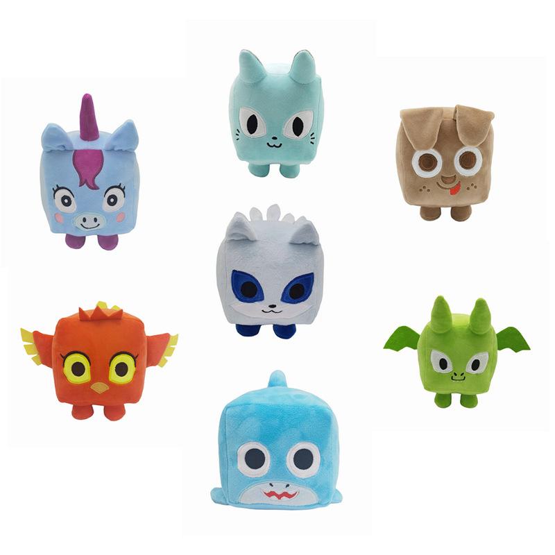 Большие игры Cat Плюшевые милые блоки Cat Doll Block Дракон Собака Плюшевая игрушка