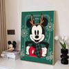 DIY Diamond Painting Deer Antler Mickey Cross Stitch Kit Mosaic Art Diamond Painting Full Circle Diamond Home Decoration