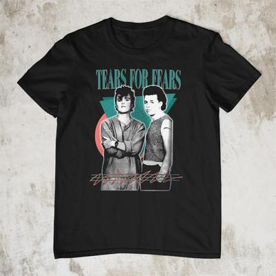 Футболка ретро Tears For Fears Черная Унисекс S - 5XL