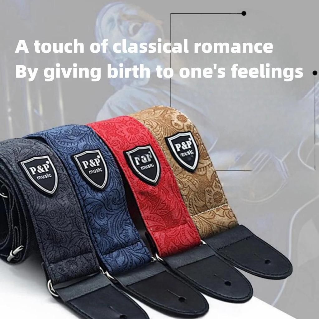 Ремень для гитары, регулируемый, прочный, расширяющийся, утолщенный, джинсовый, хлопковый, гитарные ремни