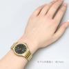 [Casio] CASIO Analog Watch, Cheap Casio MQ-24GA-1A, Unisex, Black Sunburst Dial, Gold Metal Band, Overseas Model [Parallel Import]