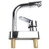 Bathroom Basin Faucet Hot And Cold Water Faucet Single Handle Deck Mounted Alloy Bathroom Washbasin Rotating Sink Water Tap