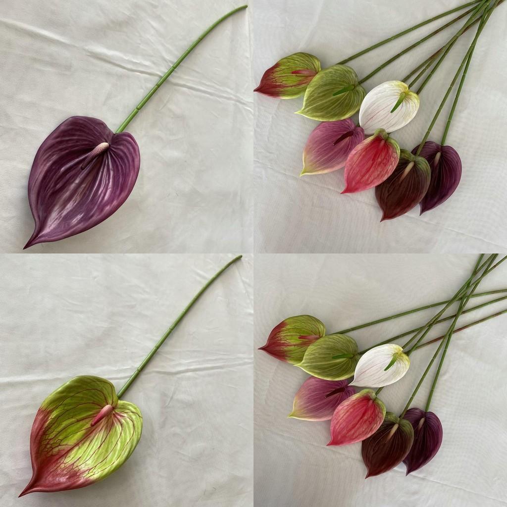 Faux Anthurium Plant Realistic Touch Indoor Outdoor Wedding Styling