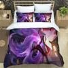 Genshin Impact Element Duvet Cover Set 3 Pieces Cartoon Bedding Set Bedroom Dormitory Soft Single Double Duvet Cover For Boys