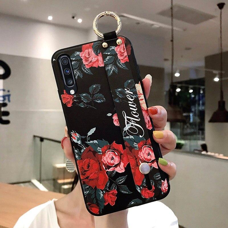 Чехол для Samsung Galaxy S9 S10 S20 FE S21 ultra A52 A51 A31 A12 A72 A32 A20 A21s A50 A70 A71 Note 20 plus, чехол-держатель для телефона с ремешком на запястье