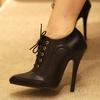 14CM Stiletto High Heel Oxford Vintage Ladies Pointed Toe Sexy Party Casual Shoes Unisex Size 36-46