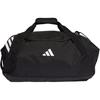 adidas 57л Tiro Прочная и стильная полиэстеровая дорожная сумка Универсальная дорожная сумка Черно-белая KB0786