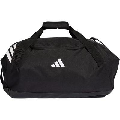adidas 57л Tiro Прочная и стильная полиэстеровая дорожная сумка Универсальная дорожная сумка Черно-белая KB0786