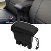 LIMSTYLE JIMNY SIERRA Center Console Storage Box for Suzuki Jimny 2 Charging Armrest Fast USB Small Item Compatible with OEM Large Black Interior Easy