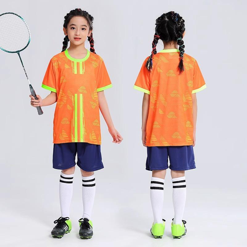 Kids Sports Set Breathable Quick-Dry T-Shirt Shorts Badminton Tennis Jump Rope School Training Unisex