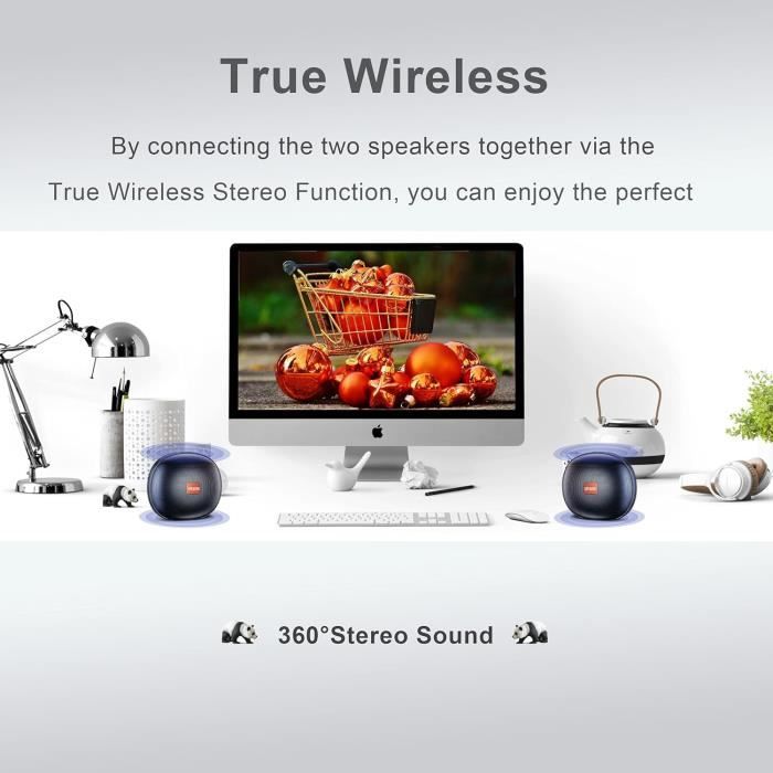 Enceinte Portable Bluetooth 5.0 SENXINGYAN Noir