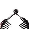 Hair Claw Rhinestone Women Bun Maker Headwear Bird Nest Twist Clip Floral Leaves Hair Claw