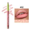 Треугольный скошенный карандаш для губ Матовый Монохромный Полустойкий Контур Бархатный Нелегко Стереть Макияж Карандаш для губ Макияж для губ