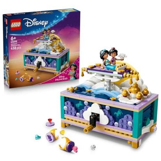 LEGO Disney Princess Jasmine Jewelry Box toy educational block gift children 6 years old 7 8 9 goods interior stylish 43295