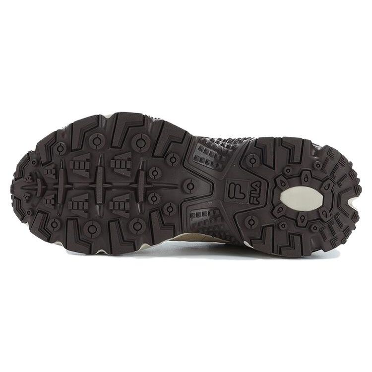 Fila Fusion Ancerus Plus Одноглазые Туфли Ткань Синтетическая Кожа ТПУ Ретро Спортивные Низкие Папины Кроссовки Женские кроссовки Овсяный T12W321601FOA