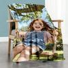 Customize Picture Personalized picture Blanket Cozy Personalized Blanket Ultra-Soft Perfect for Bed Livingroom Home Decor Office Ideal for All Seasons