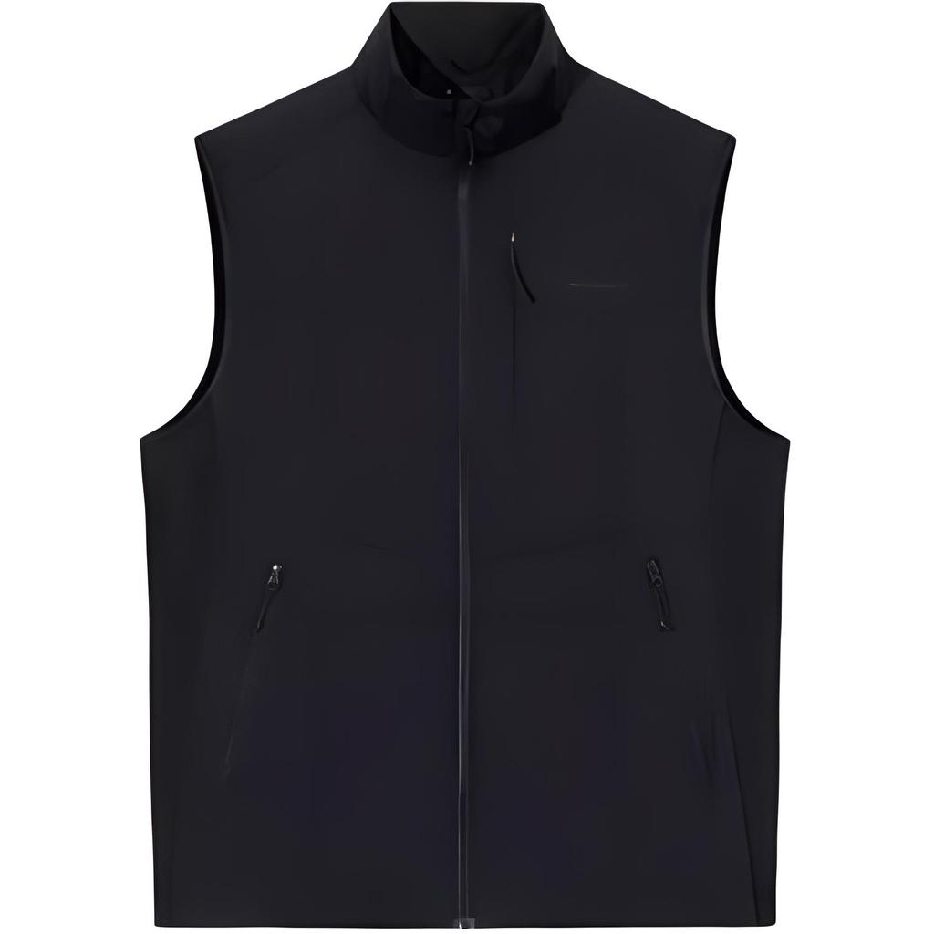 Anta Outdoor Series Comfortable Slim Fit Warm Vest Men Vests Basic-Black 152510805-2