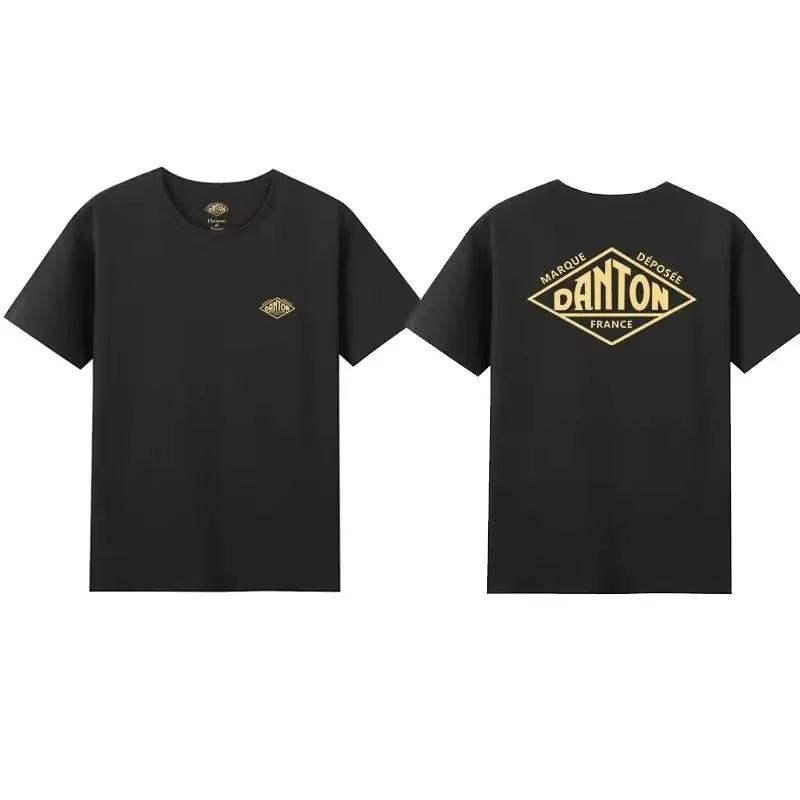 Летняя футболка из чистого хлопка в японском стиле для мужчин и женщин, парный образ в французском стиле, роскошный бренд, графические футболки, футболка Ins