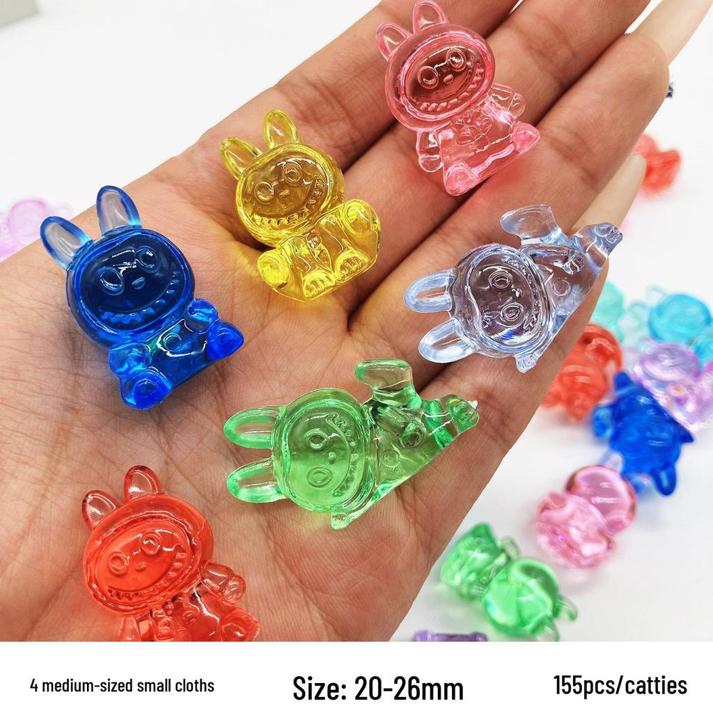 Colorful Mini Acrylic Milk Bottle Cartoon Ornaments - Cute Handmade DIY Decorative Accessories