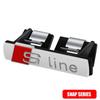 2026 S Line 3D Logo Car Front Grille Badge Sticker Metal S Line Emblem For Audi Sline RS A3 A4 A5 A6 A7 A8 S3 RS3 RS5 RS6 S4 Q2 Q5 Q3