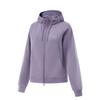 Li Ning Comfortable Versatile Sports Jacket Women Jackets Dark-Gray Purple AWDV412-4