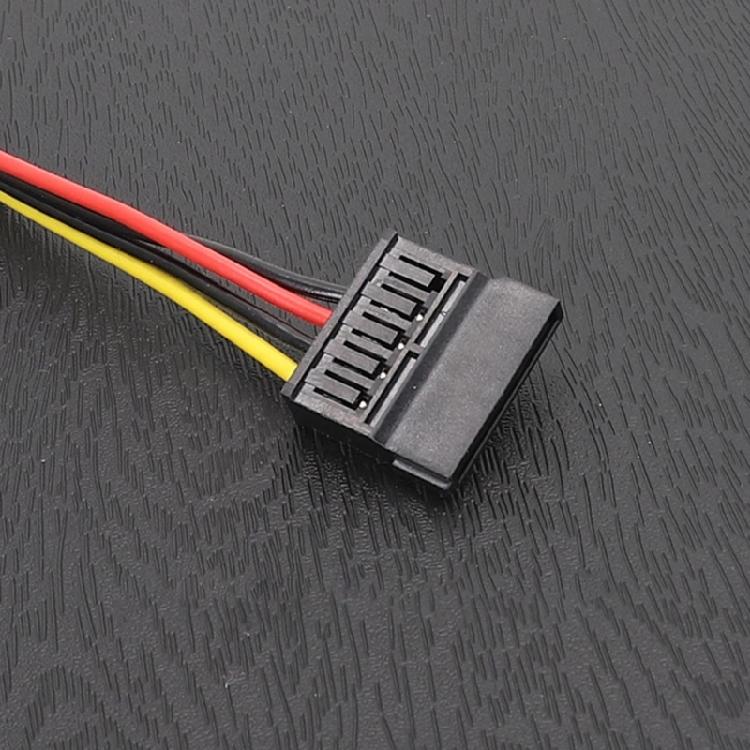 Кабель-адаптер питания 8PIN для видеокарты на Sata с платой-конвертером понижения и стабилизации напряжения