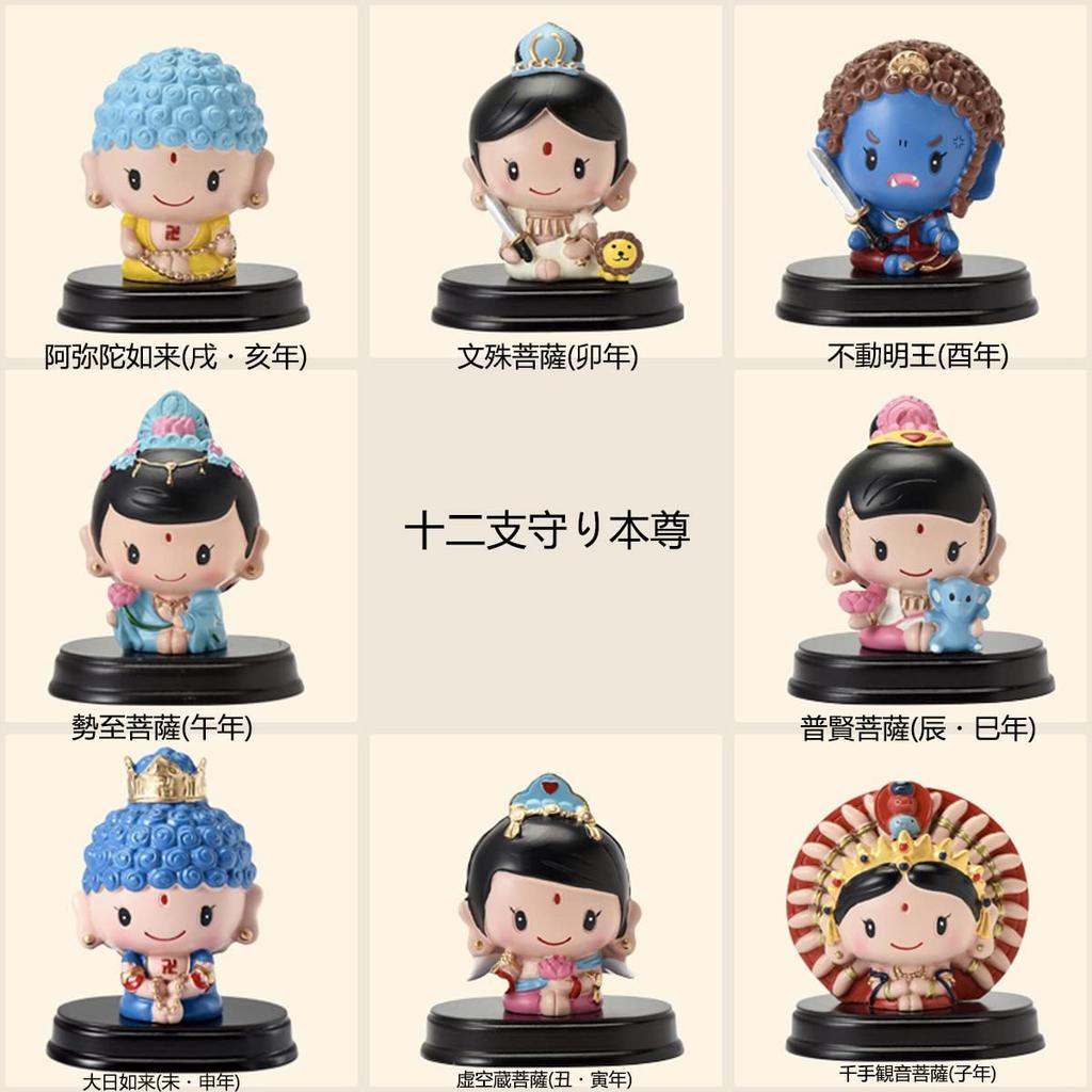 Милая мини-статуэтка Будды, Дайнити Нёрай, Божество-хранитель знака зодиака, 75 мм, Фэн-шуй, На удачу, Буддийская статуэтка, Коллекционная, Смола, Молитва, Защита