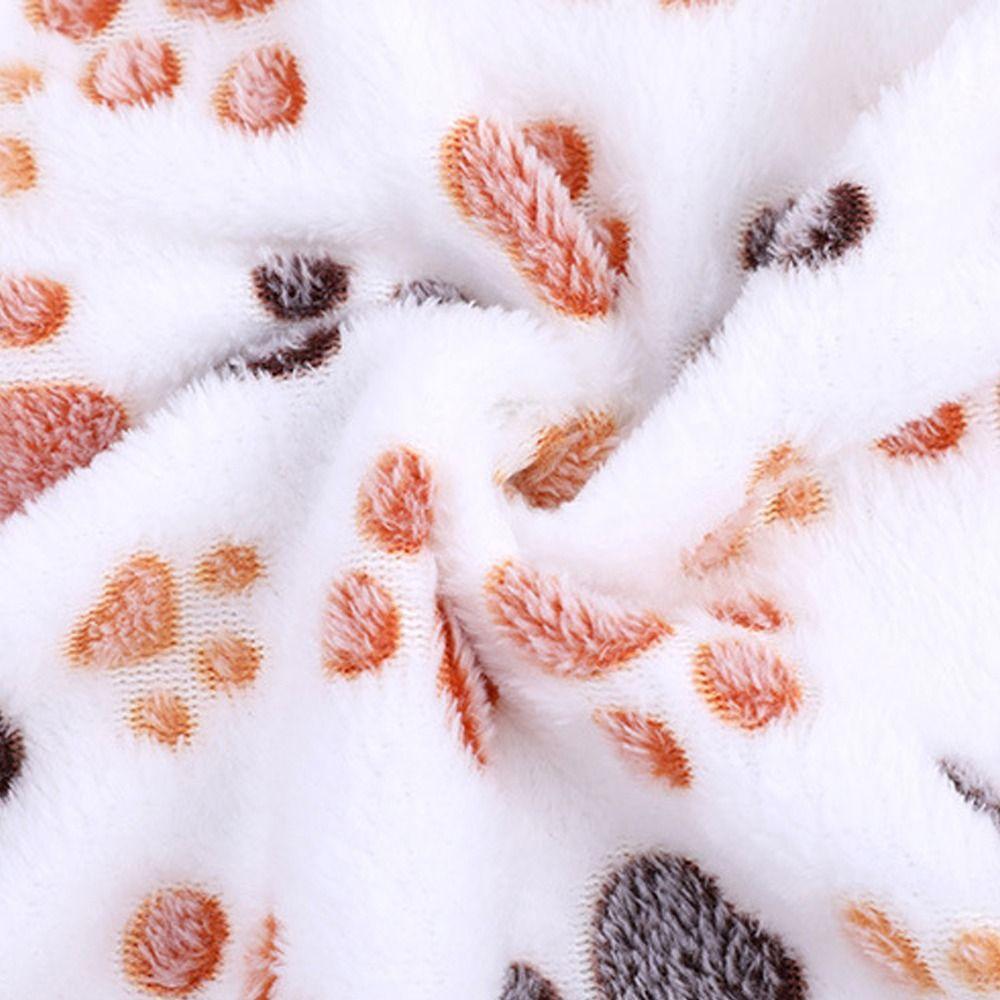 Fluffy Soft Warm Bone Pattern Dogs Plush Pet Blanket Winter Quilt Fleece Blanket Flannel Blanket