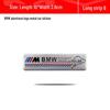 BMW M Performance Metal Logo Stickers: Aluminum Nameplate and Fender Decals