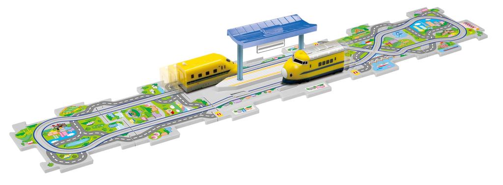 Masudaya Corporation Panel World Run Shinkansen Stop & Go 922923 Набор 'Доктор Йеллоу' Игрушечный Транспорт Поезд Для детей от 3 лет и старше 480-1743