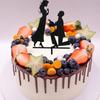 Practical Cake Topper Smooth Soft Touching Edge Durable Ornamental Cake Decor